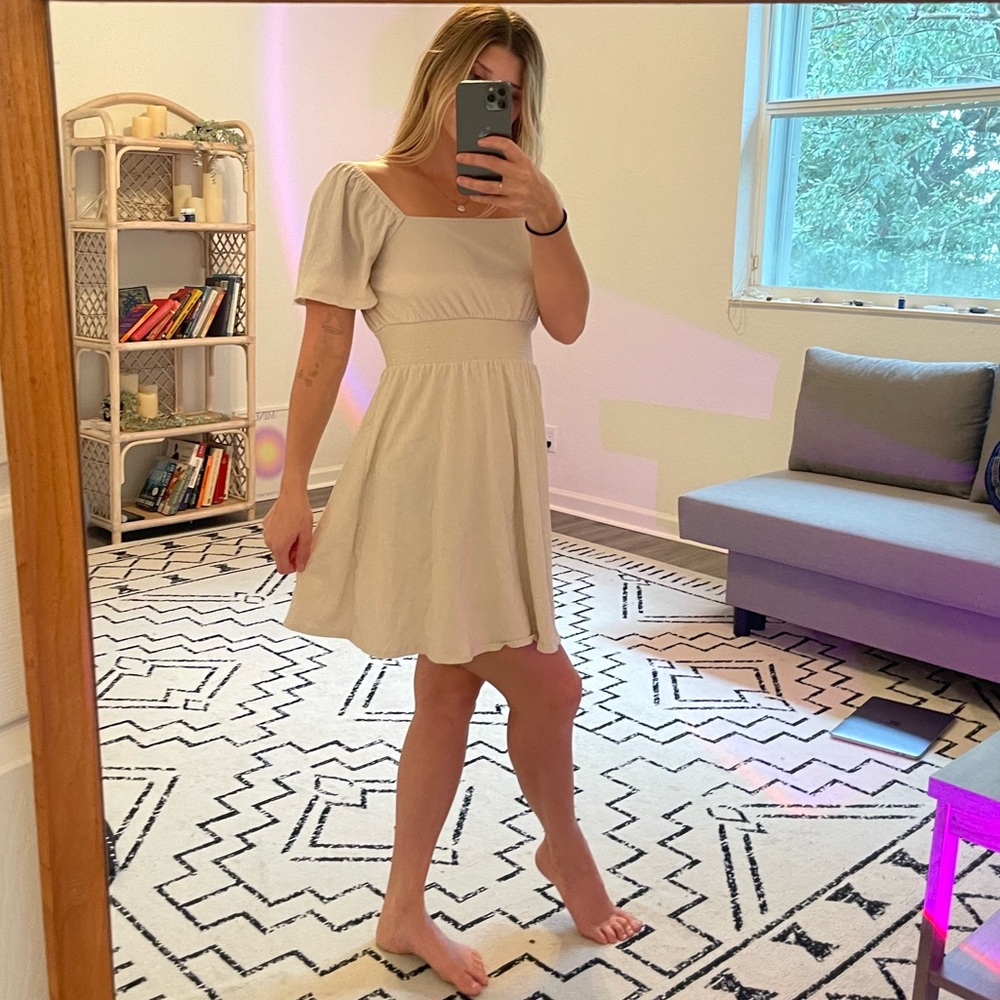 Elegant Cream Dress